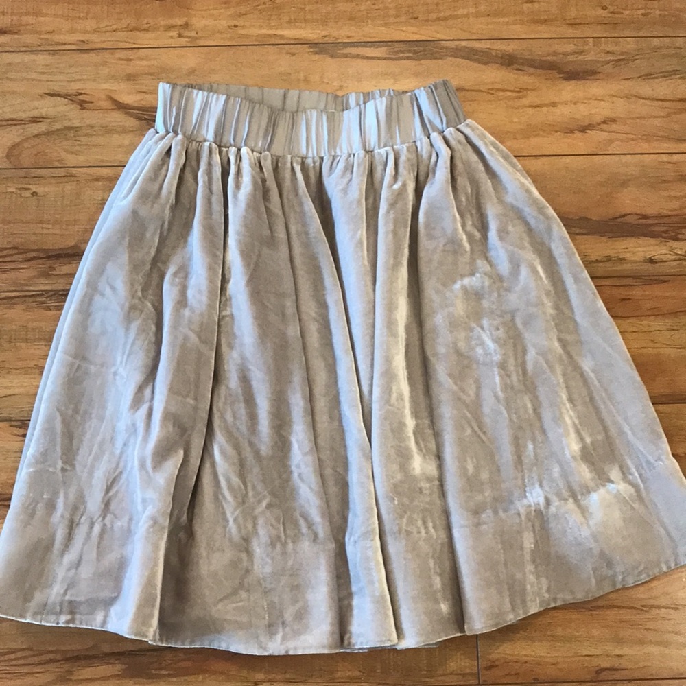 Odille full velvet skirt